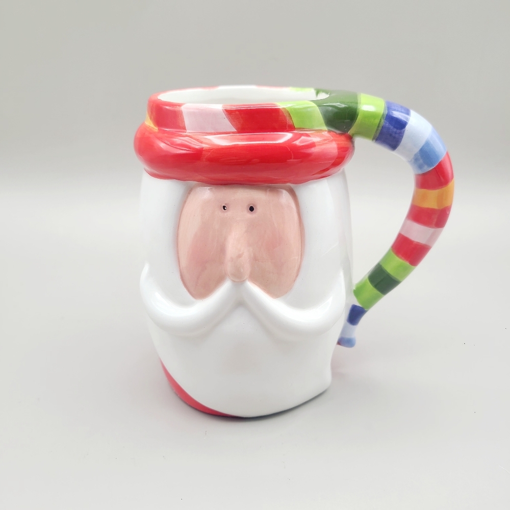 Ceramic Santa Claus Colorful Holiday Mug